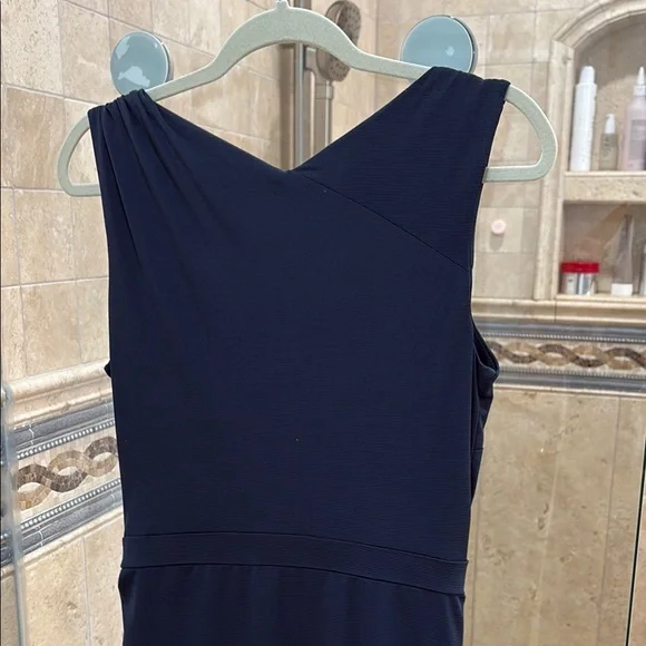 Ann Taylor Black Asymmetrical Sheath Dress - Picture 6 of 6